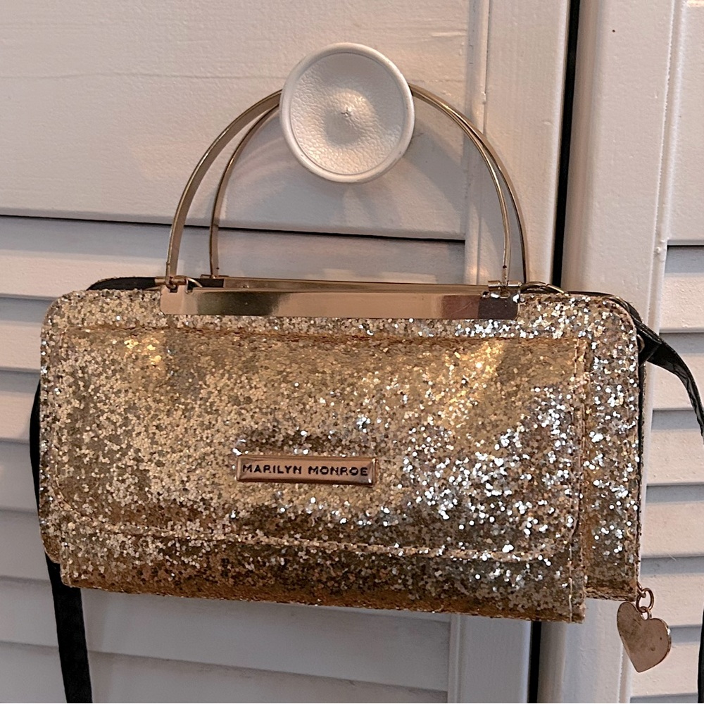 Gold Sequin Marilyn Monroe Purse